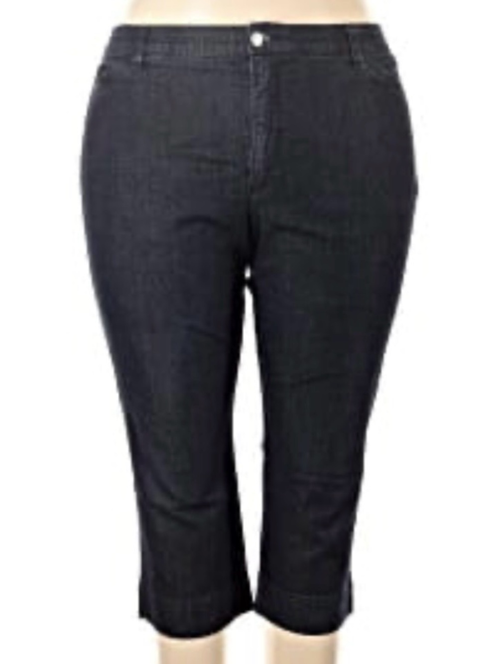 Bandolino Jeans Capri Trouser Dark Cropped Denim, Size 16, - Picture 1 of 8